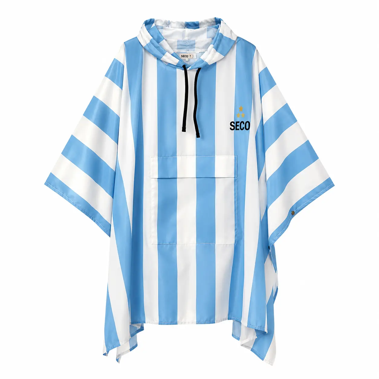 Capa Liverpool Estampada — modelo en exterior urbano